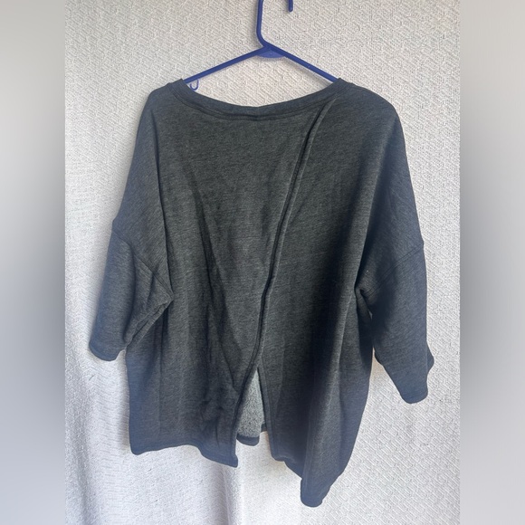 Women’s US blanks Volkswagen VW short sleeve sweatshirt split and back gray XL - Picture 2 of 3